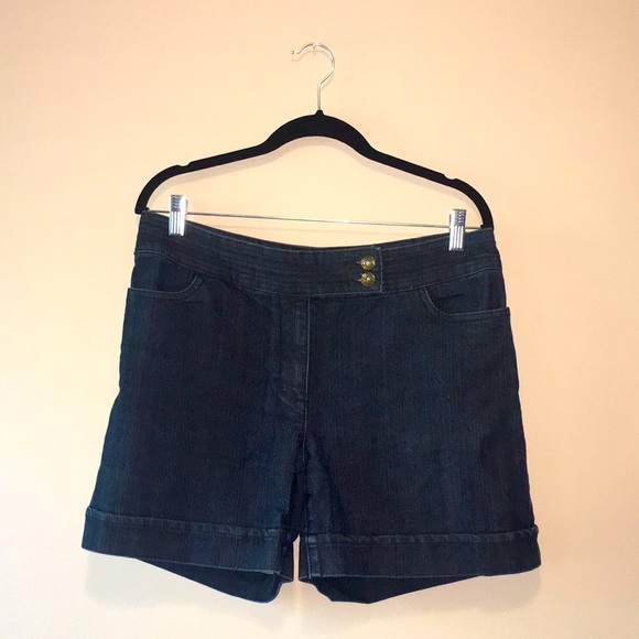 Pants - Dark Indigo, Denim Shorts, 5” Inseam, Jean